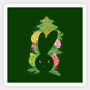 Christmas bunny Sticker